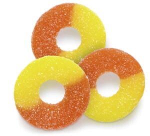 Albanese Strawberry Banana Rings 4.5lb Bag Bulk